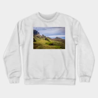 Quiraing, Isle of Skye, Scotland Crewneck Sweatshirt